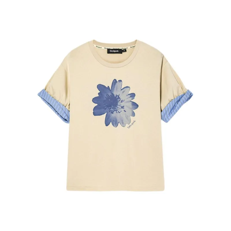 Desigual T Shirts Women's Oat-0
