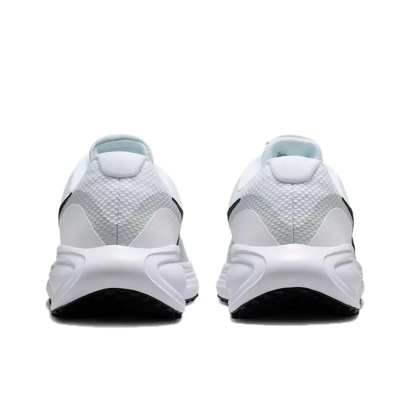 Nike REVOLUTION 8 Anti Slip Wear Resistant Low Top Casual Running Shoes Men's White-4