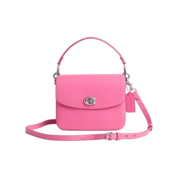 COACH Cassie Leather One Shoulder Handbag Trumpets Women's Pink