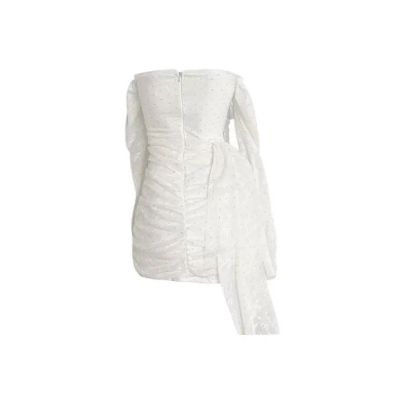 POPO.INFO Slip Dresses Women's White-1