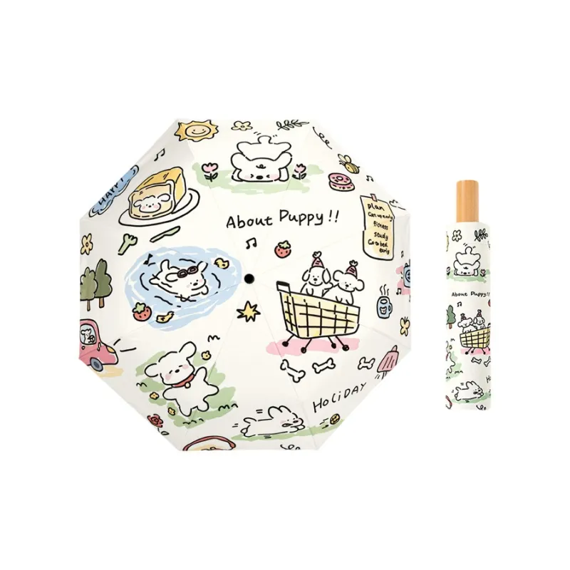 FY Puppy Everyday Cute Sun Umbrella, Umbrella-3