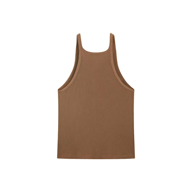 Massimo Dutti Camisoles Women's Brown-1