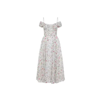 Giambattista Vall Impressionist print Georgette Dress