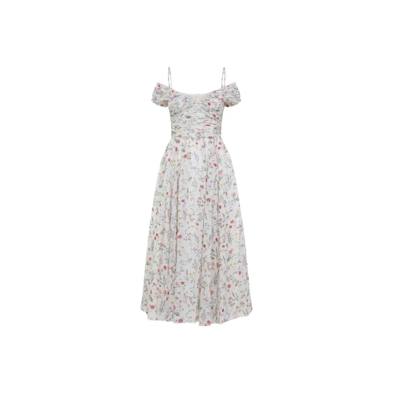Giambattista Vall Impressionist print Georgette Dress-0