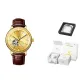 Brown Leather Gold-Tone[Space Box]