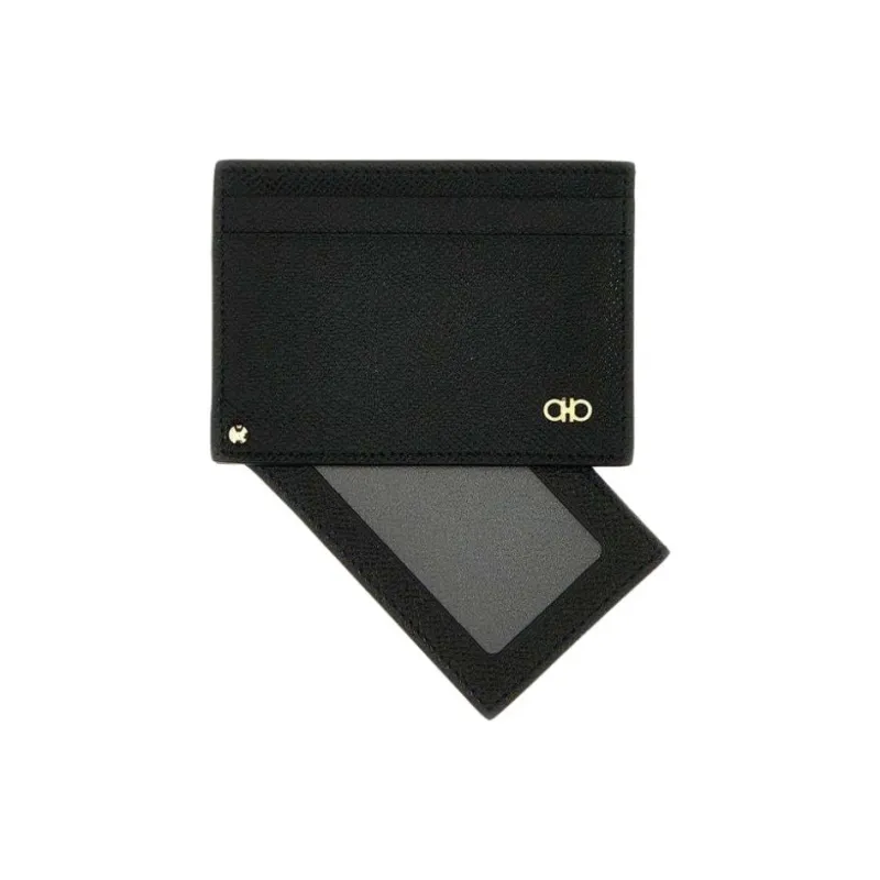 Ferragamo Gancio Wallet + Card Holder Set-4