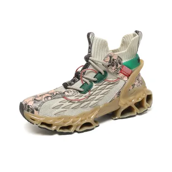 AMICNIEGD Cushioning, Breathable, Height Increasing Mid Top Casual Shoes Men's