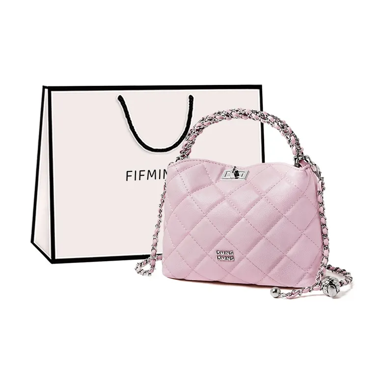 15 MINS Synthetic Leather One Shoulder Handbag Women's Multicolor-4