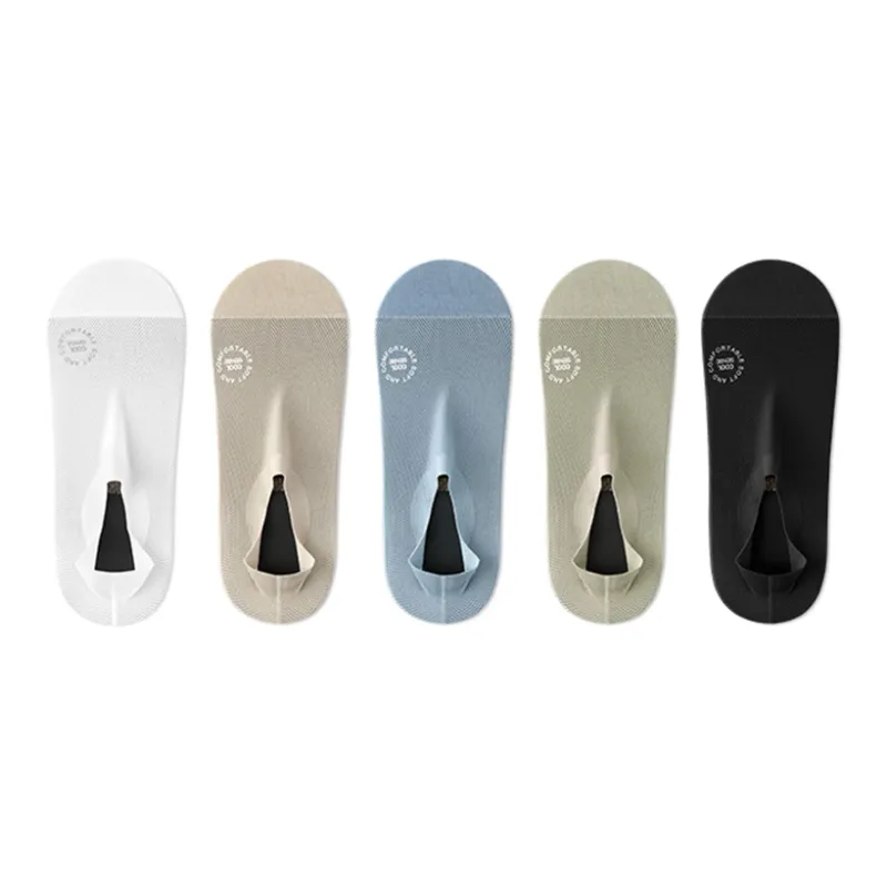 B&C.Room No Show Socks Men's 5 Pack-3