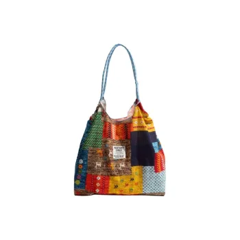 VIHUS Cotton Fabric Handbag Regular Women's Multicolor