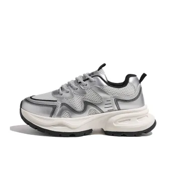 HUANQIU Slip Resistant And Breathable Low Top Chunky Sneakers Women's Very Color