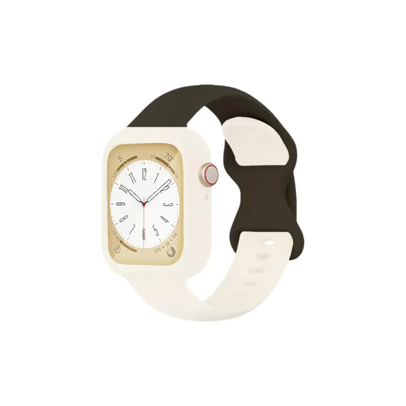 KVZUVUU Apple Compatibility Watch Band Silicone Material-0