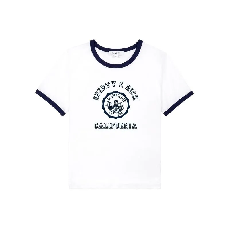 SPORTY & RICH California Emblem T shirt-0