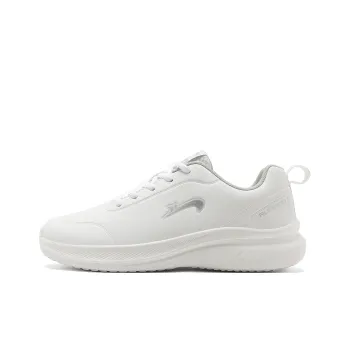 K bird Cushioning Abrasion Resistant Lightweight Low Top City Commute Running Shoes Women's White Gray