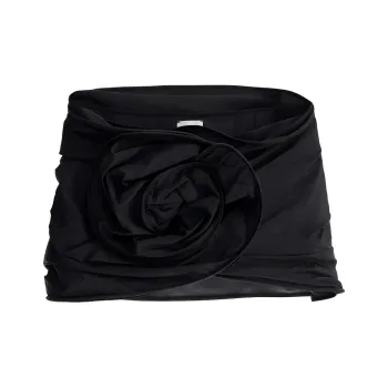 Magda Butrym Floral Applique Mini Skirt
