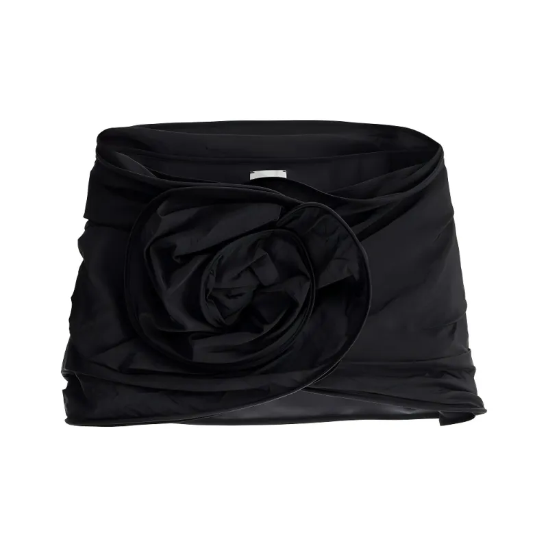 Magda Butrym Floral Applique Mini Skirt-0