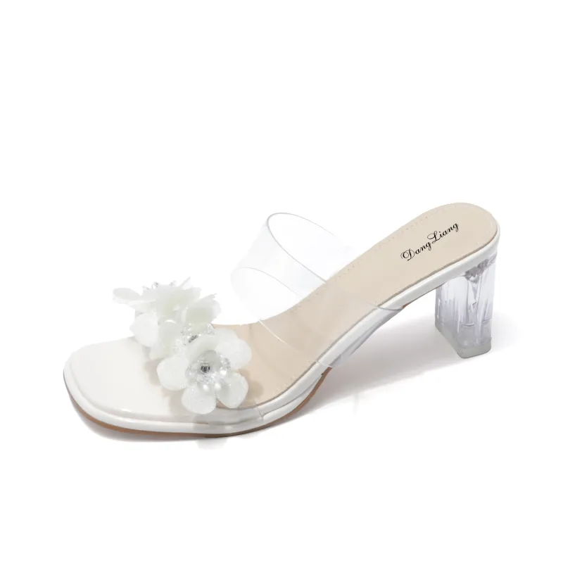 Be Good Chunky Heel High Heels 6cm Women's-9