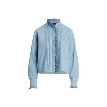 Polo Ralph Lauren SS25 Shirt Women's Blue
