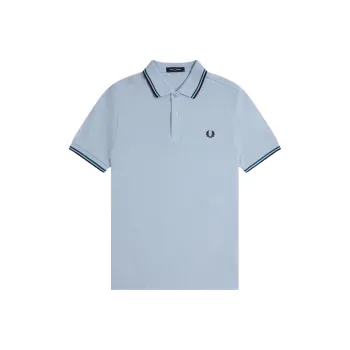 FRED PERRY Polo Shirt Men's Gasoline Blue