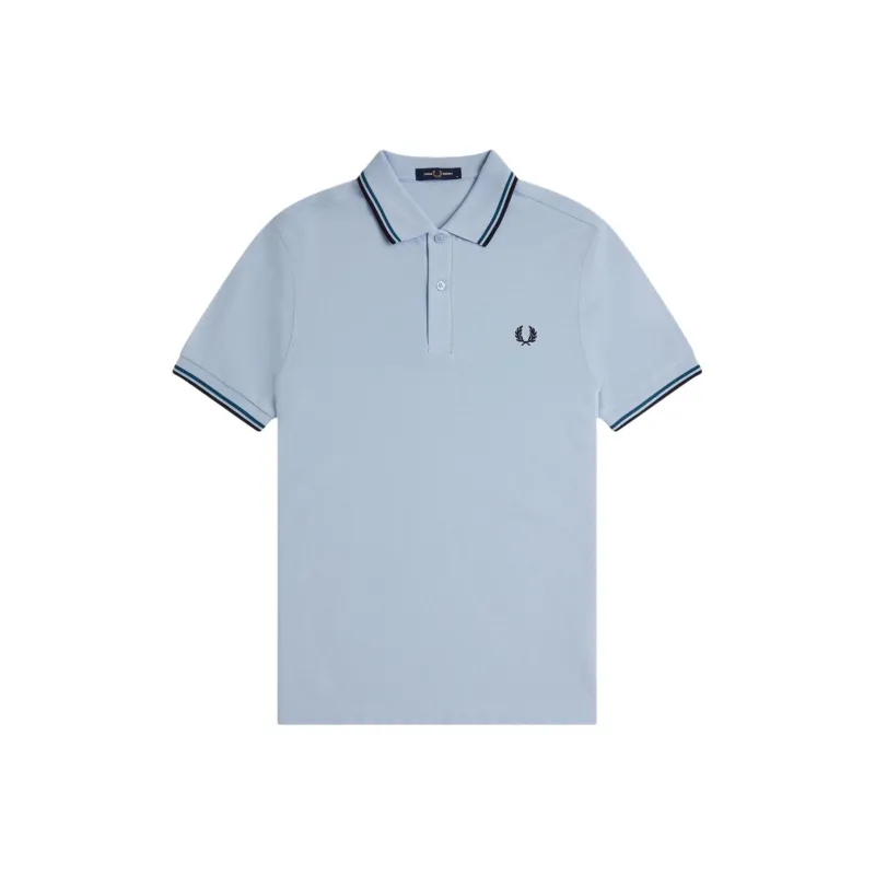 FRED PERRY Polo Shirt Men's Gasoline Blue-0