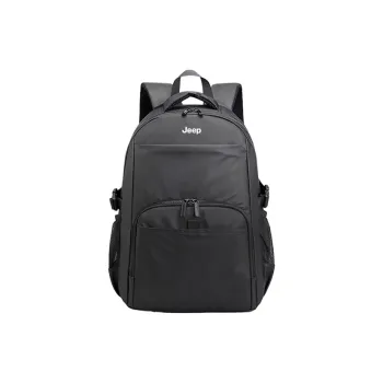 Jeep Nylon Backpack Men's Black/Gray/Dark Blue