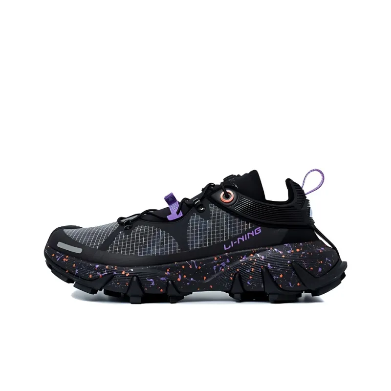 LiNing WuXing Paris Fashion Week SS21 'Black Purple' Women's-0