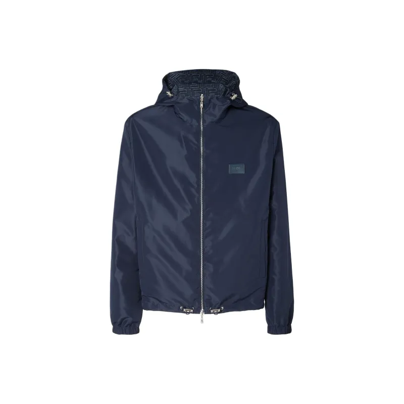 FENDI Patterned Hooded Jacket-1