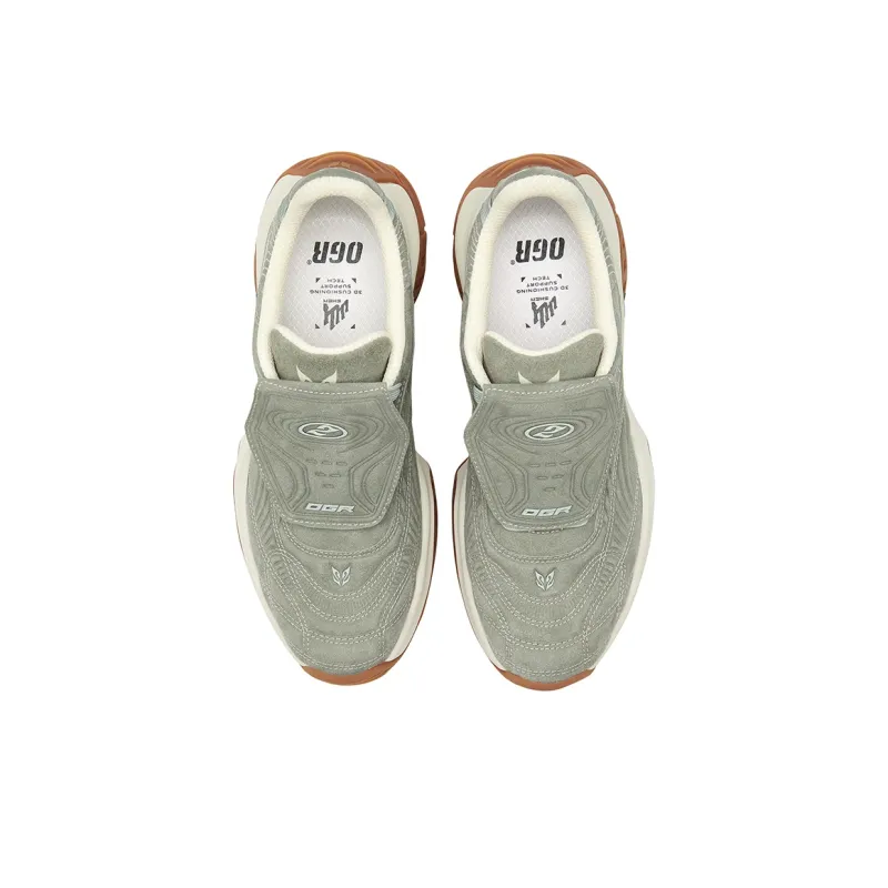 OGR NOVA Og Green Gum Abrasion Resistant, Breathable, Lightweight Low Top Casual Shoes Unisex Green-2
