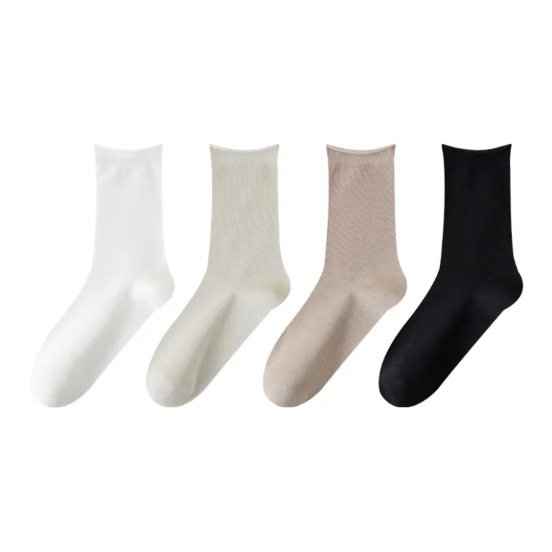 MIIOW Mid Calf Socks Women's 4 Pack-6