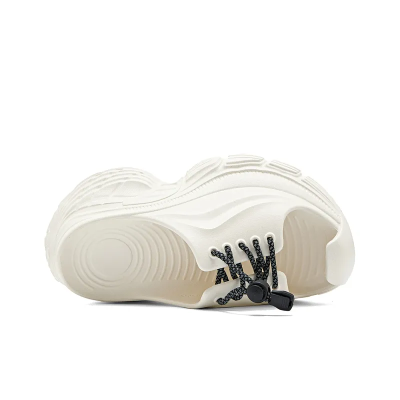 La Chapelle Slip Resistant Slide Slippers Women's White-3