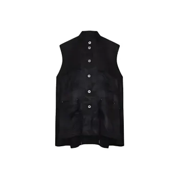 URBAN REVIVO Vests Women's Black