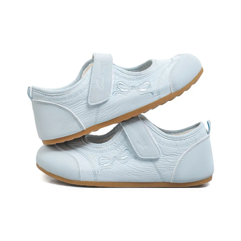 DEERWAY Height Increasing Abrasion Resistant Lightweight Breathable Slip Resistant Low Top Casual Shoes Women's Blue-2