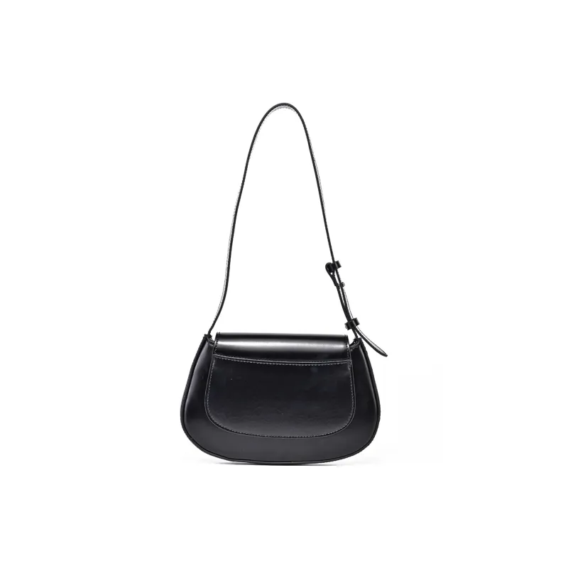 AQUASCUTUM Flap Lightweight Handbag, Shoulder Bag Women's Bag Regular Women's Black/Brown/Ecru-8
