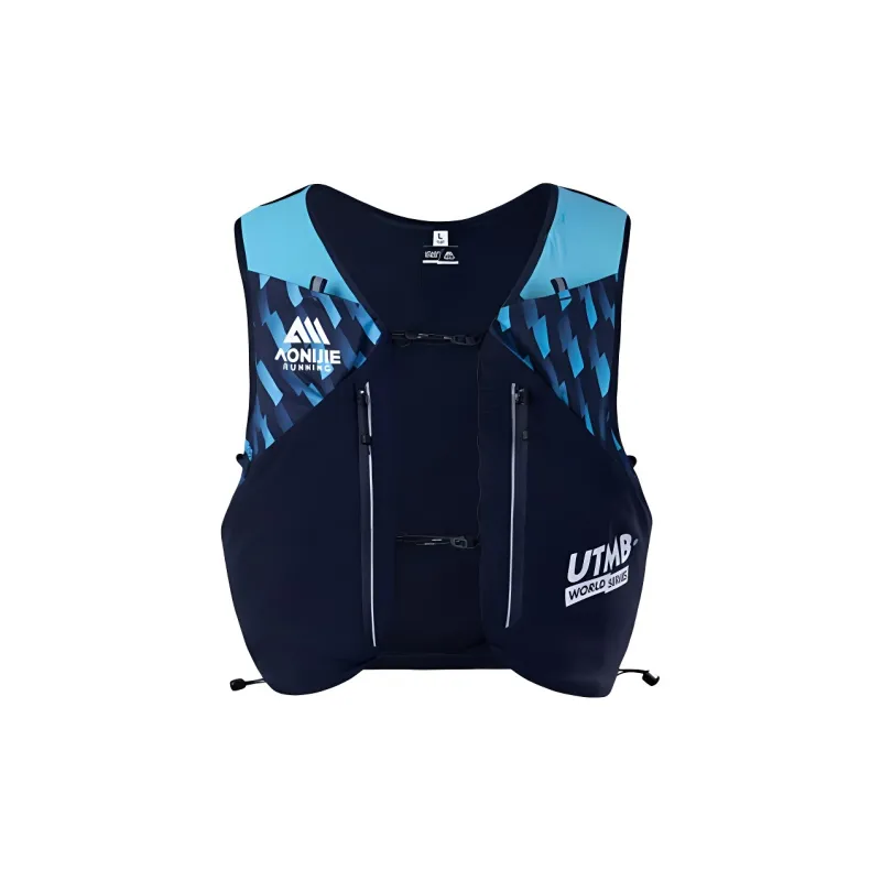 AONIJIE UTMB Collaboration Mountaineering Bag Outdoor Bag Polyester 12L Blue Unisex-1