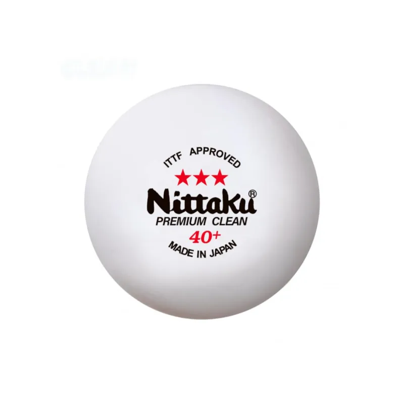NITTAKU Table Tennis Plastic Unisex 1 Dozen 12 Pack White-1