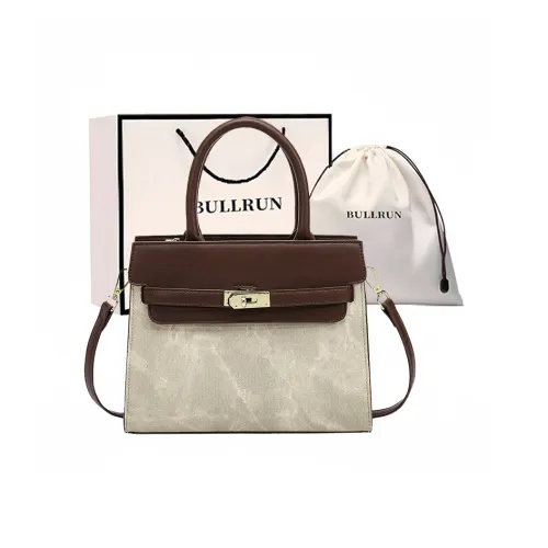 Bullrun Microfiber Synthetic Leather Kelly Bag, Shoulder Bag, Crossbody Bag, Handbag Women's Green