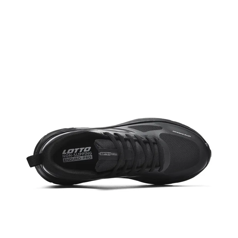 LOTTO Cushioning, Slip Resistant, Abrasion Resistant, Lightweight, Rebound Low Top Outdoor Shoes Men's Black-2