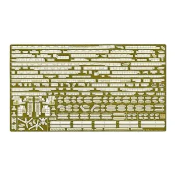 Hasegawa 1/350 Japan Marine Akagi Detail Etched Parts, Basic A Plastic Parts Model Accessories
