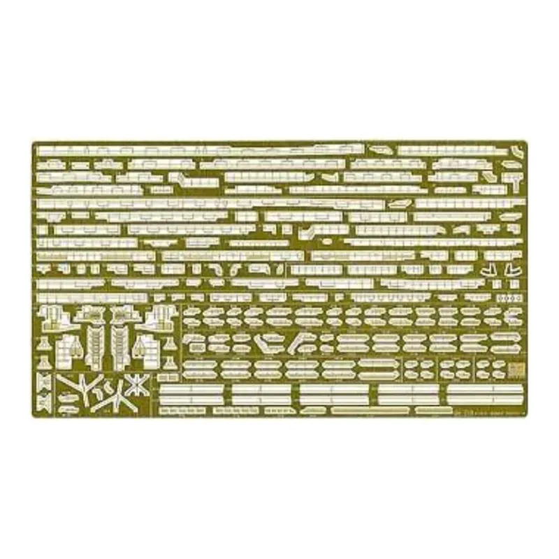 Hasegawa 1/350 Japan Marine Akagi Detail Etched Parts, Basic A Plastic Parts Model Accessories-0