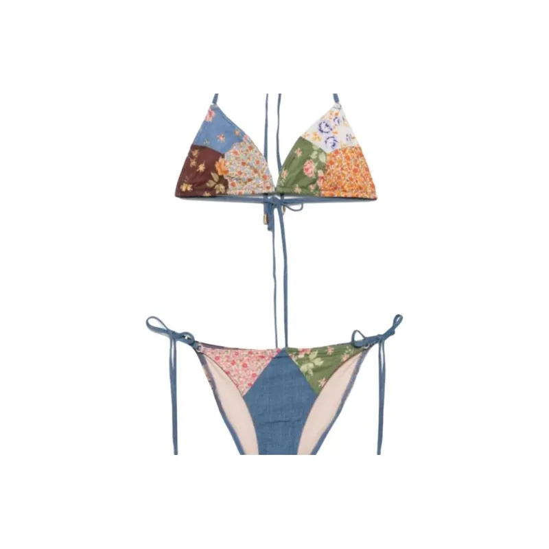 Zimmermann Patchwork print Bikini Set-2