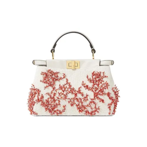 FENDI Peekaboo 3D Micro Bead Shoulder Bag, Crossbody Bag, Handbag Mini Women's Multicolor