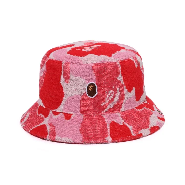 Bape Abc Camo Pile Jacquard Bucket Hat-0