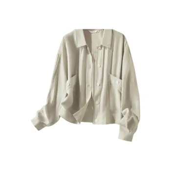 IHIMI Cropped Coat Women's Ice Heart Green