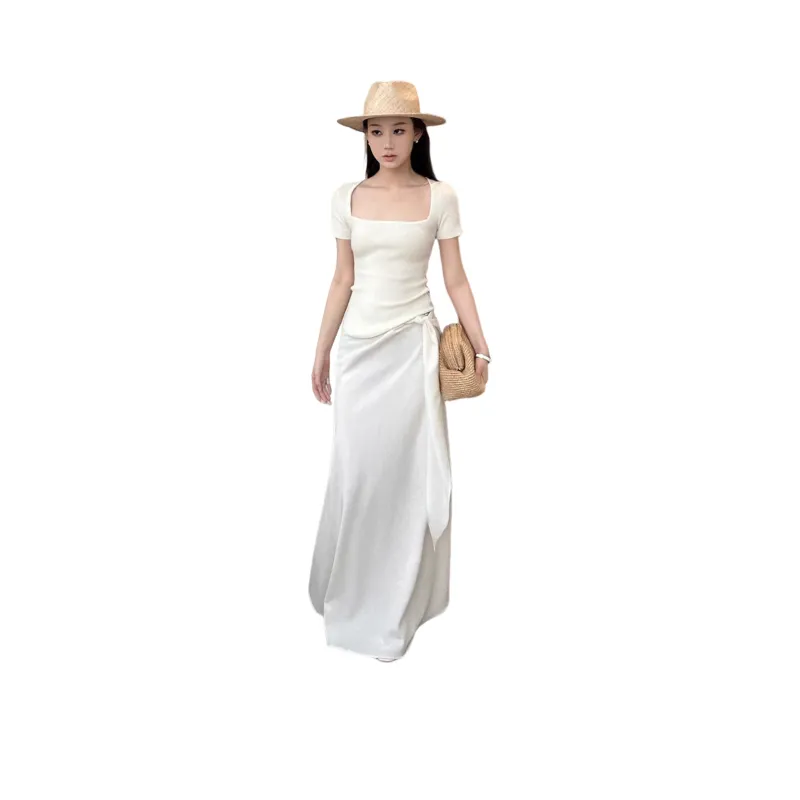 MTHE Two Piece Skirt Sets Women's-0