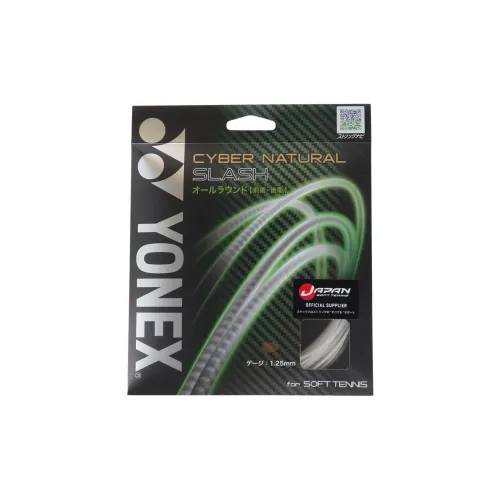 YONEX Tennis Racket Strings Polyester Unisex 12m*1.25mm Bright Orange Nylon Unisex 1.25mm*11m White