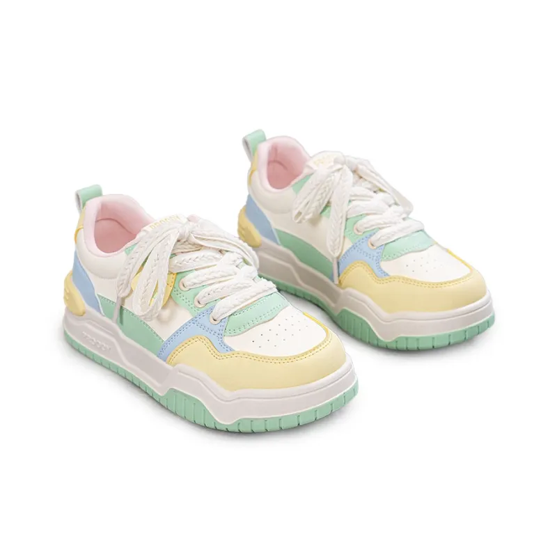 Gai Renpu Anti Slip And Wear Resistant Height Increasing Low Top Skateboard Shoes Women's-15