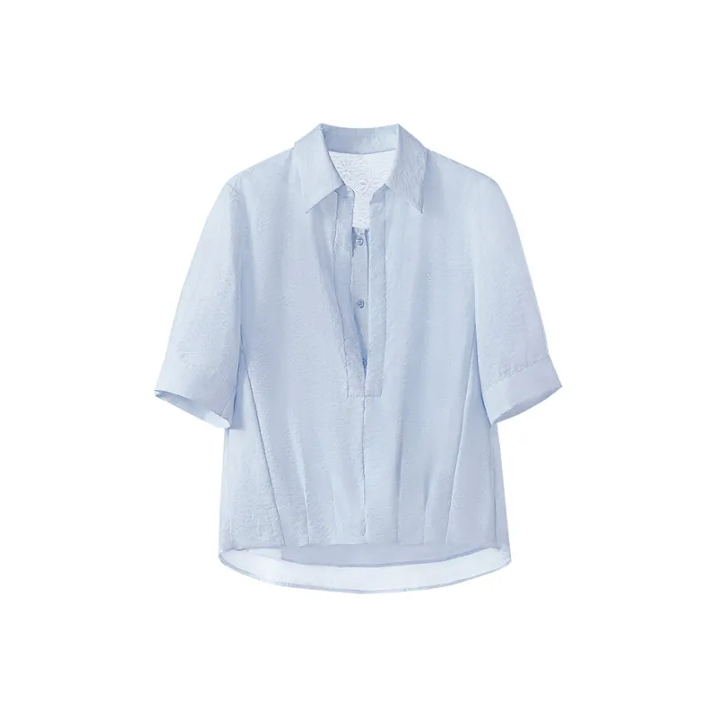 Cypress House Shirts Women's Light Blue-0