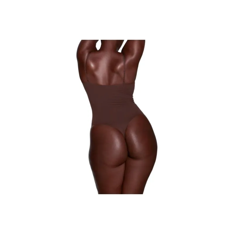 SKIMS Flts Everybody Caml Bodysult Bodysuits Women's COCOA/Cocoa-3
