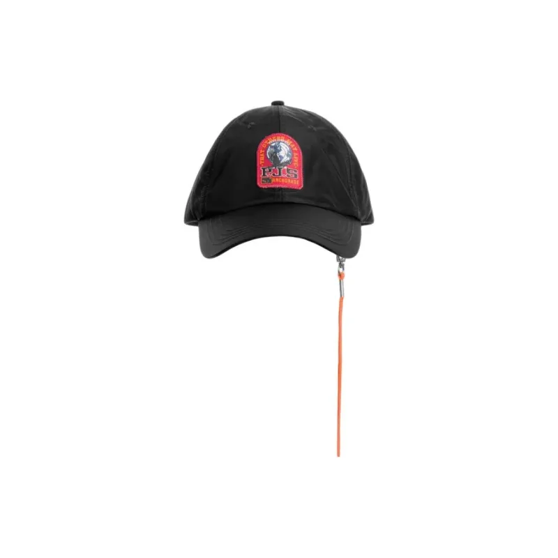 PARAJUMPERS Recycled Nylon, Cotton Baseball Caps Unisex Black-2