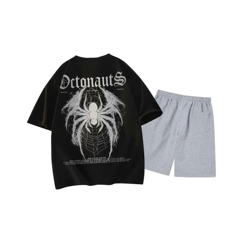 Small Columns Under The Sea Clothing Sets Unisex-16